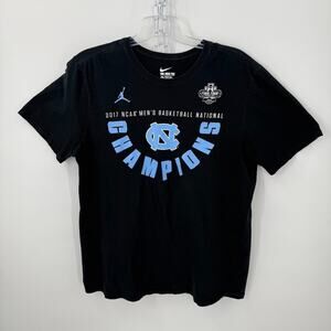 Nike Jordan UNC Tar Heels 2017 NCAA Men’s Basketball Champions Tee XL Black